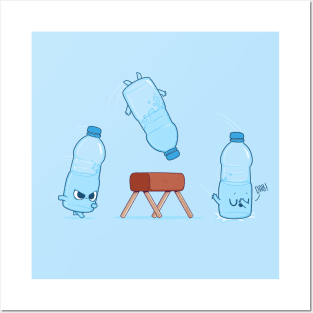 Bottle Flip Challenge Posters and Art